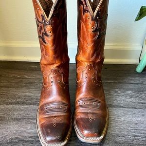 Ariat Women's Vintage Caramel Heritage X-Toe Cowboy Boot (Leather Cowgirl Boot)